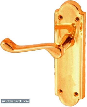 Ashton Lever Latch Polished Brass